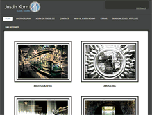Tablet Screenshot of blog.justinkorn.com
